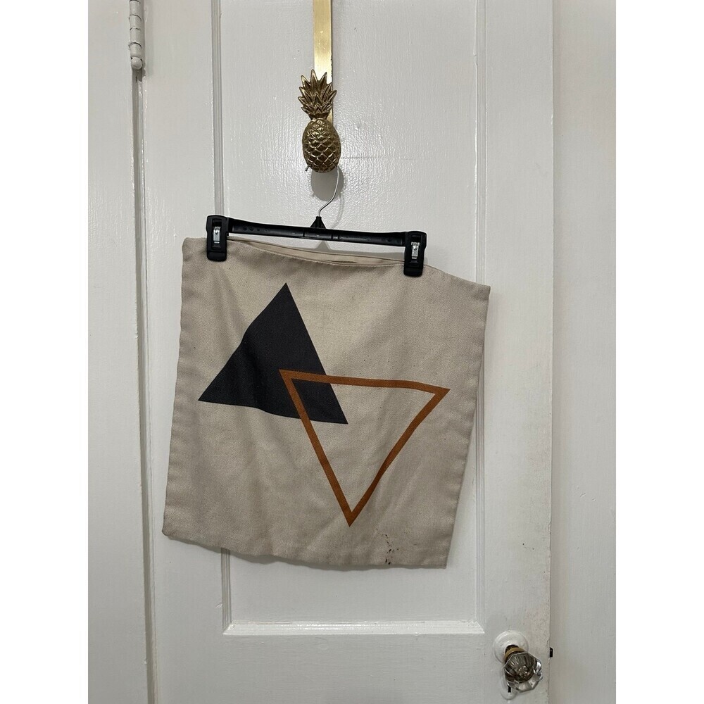 Square Geometric Triangle pillow duvet cover